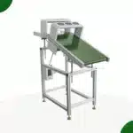 Solder infeed and outfeed conveyor