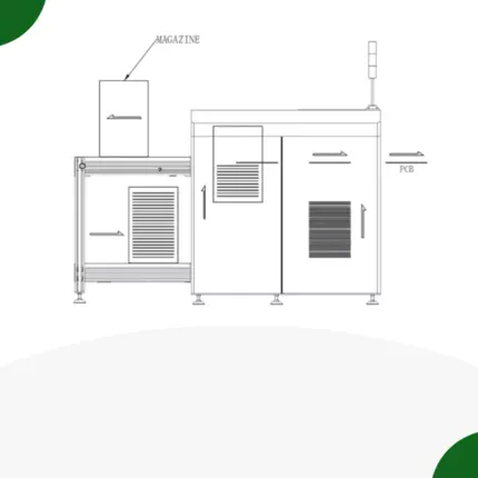 Vacuum and magazine combination loader diagram